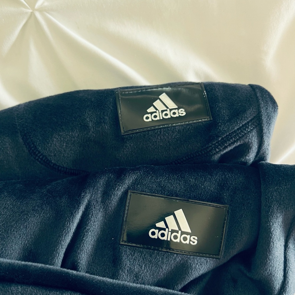 Adidas Dark Blue Velour Tracksuit - Picture 7 of 7